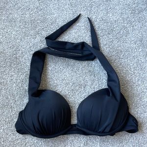 venus black halter swim top 38C